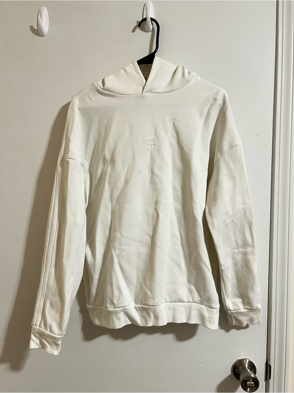 ❤️BUY 2 GET 1 FREE❤️ ZARA Men's White Hoodie Sweatshirt - Pullover Size S